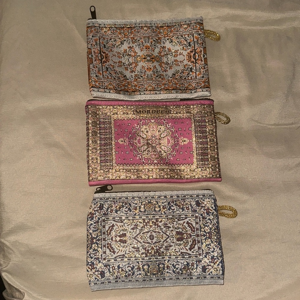 NWOT: Handmade Coin Purse/Mini Wallet